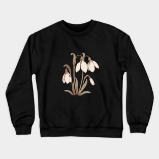 Snowdrop Flowers Crewneck Sweatshirt